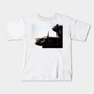 Lancaster Bomber 'Just Jane' parked at the former RAF East Kirkby in England. Kids T-Shirt